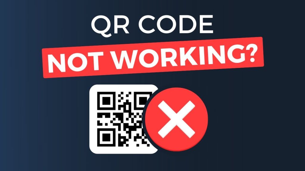 QR Code Not Scanning Properly