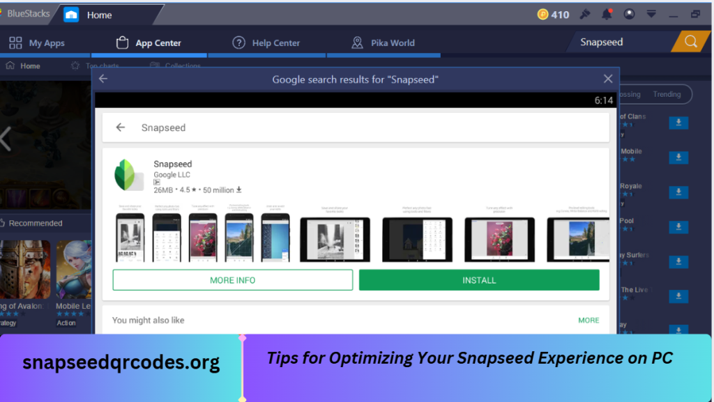 Tips for Optimizing Your Snapseed Experience on PC